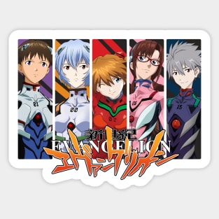 Evangelion Full Team Sticker